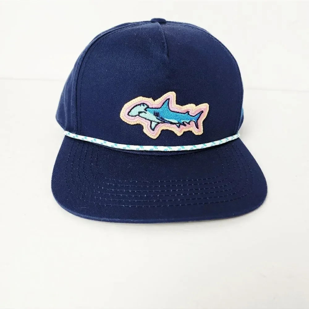 Chubbies The Shark Nylon Cord Hat Navy Blue New